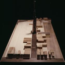 Site model with clarinet.  