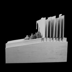 Final model, elevation view. 