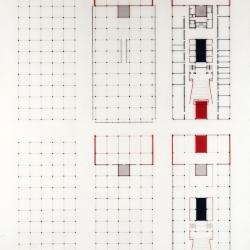 Plans, Mies van der Rohe's Illinois Institute of Technology. 