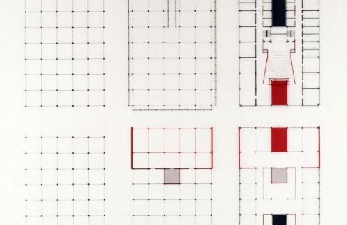 Plans, Mies van der Rohe's Illinois Institute of Technology. 