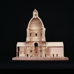 Section model, elevation view. 