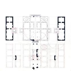 Floor plan, Palladio diagram.  