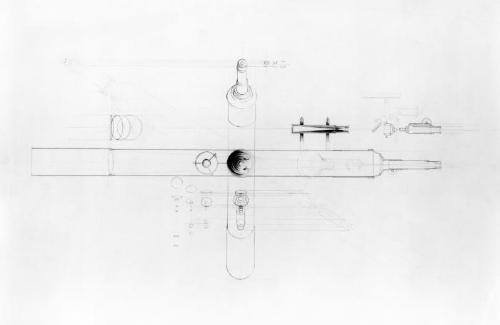 Plan and section, telescope details. 
