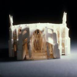 Model, section view.