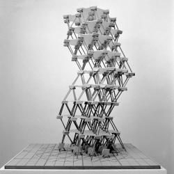 Model, elevation view, 
