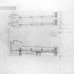 Plan and section. 