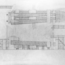 Plan and elevation. 