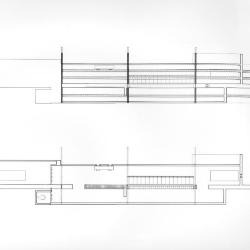 Plans, second floor and roof structure. 