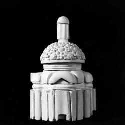 Detail model, elevation view. 