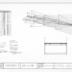 Steel bridge diagrams.  