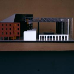 Model, elevation view. 