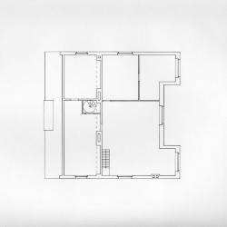 Steiner House analysis, third floor plan.  