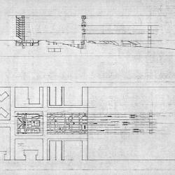 Plan and section.