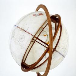 Globe detail, showing the method and details of construction materials and joinery.