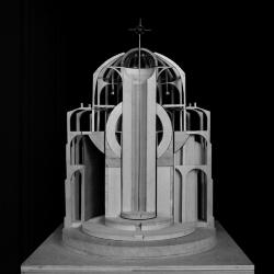 Model, final configuration of "Chapel."