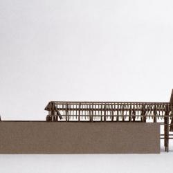 Model, Third Generation House: 1966, Parent-Child Structures, elevation view.