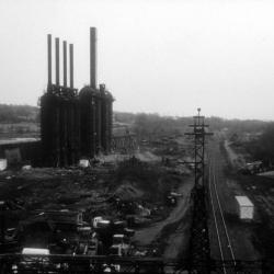 Youngstown Steel and Tube site during demolition. 