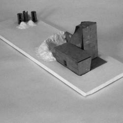 Study model of house.