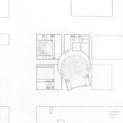 Presentation II: preliminary design, second floor plan.