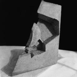 Early photo of volumetric systems study model. 