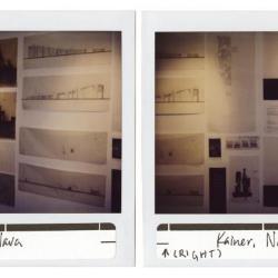 Installation polaroids. 