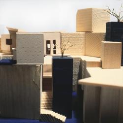 Model, House of the Almond Tree, detail.
