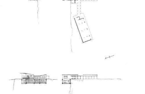 Plans, section, elevation. 